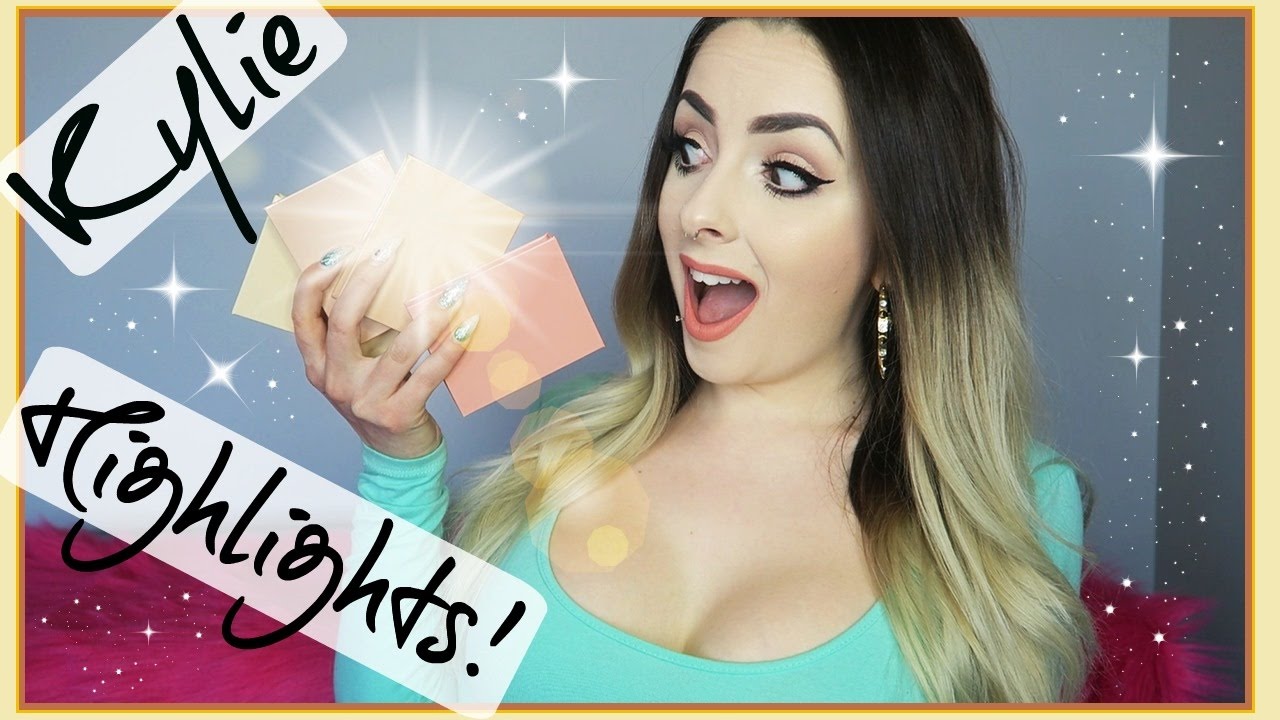 Trying Kylie Jenner's HIGHLIGHTERS!