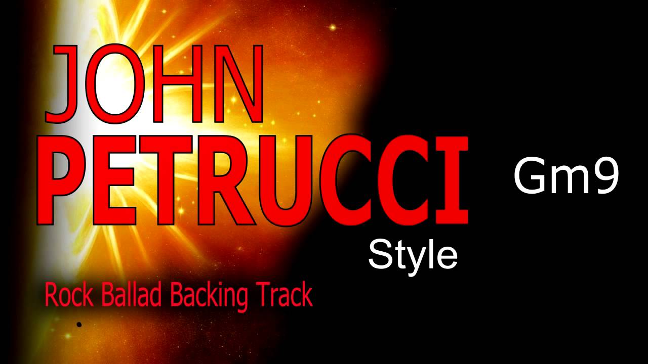 Rock Ballad John Petrucci Style Guitar Backing Track 60 bpm Highest Quality