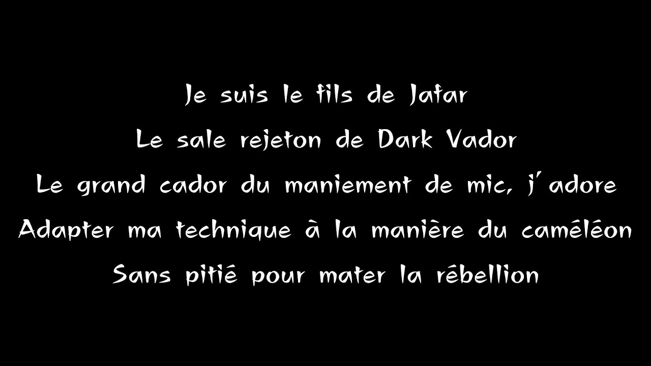 IAM - L'Empire du côté obscur (paroles)