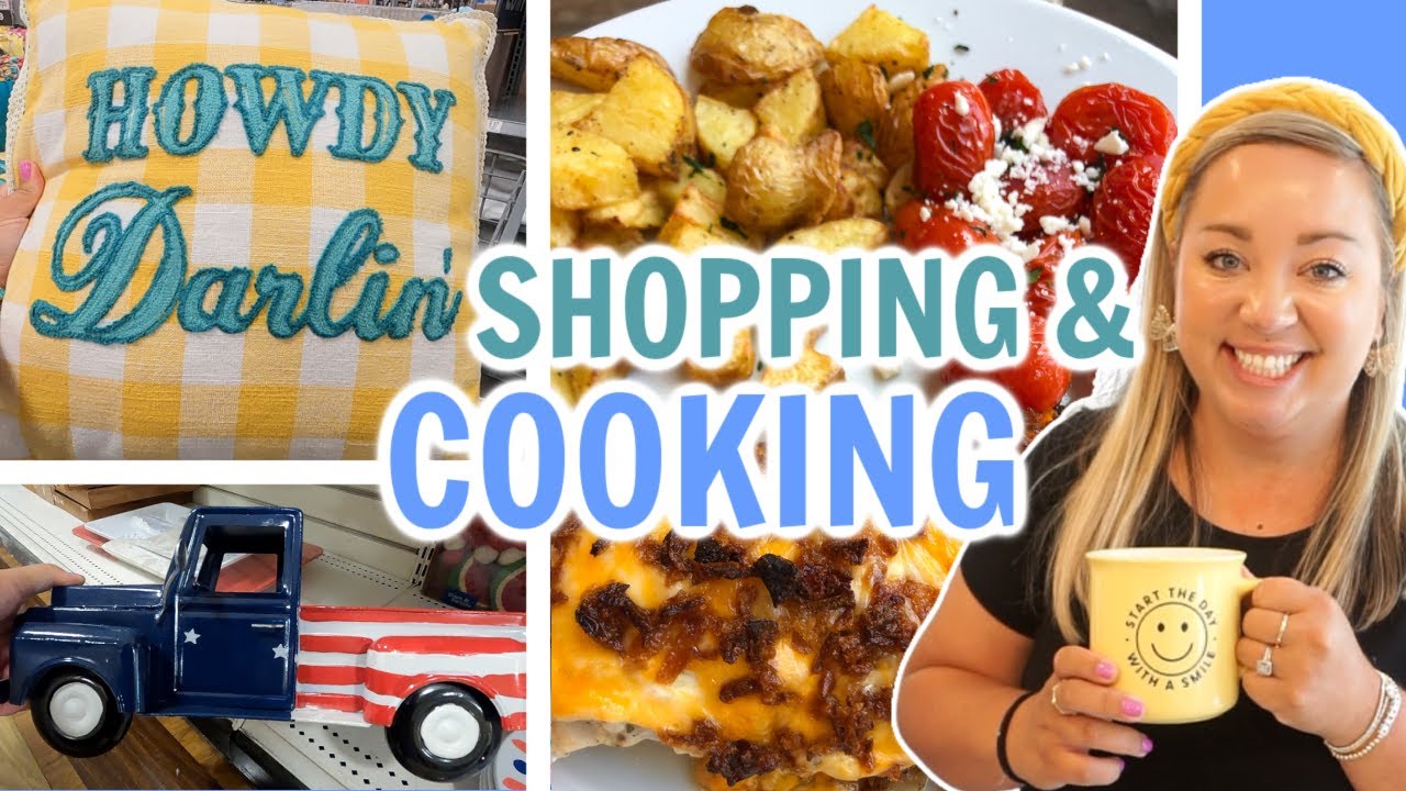 SHOPPING AND COOKING | EASY CHICKEN RECIPE | COOK AND SPEND THE DAY WITH ME | JESSICA O'DONOHUE