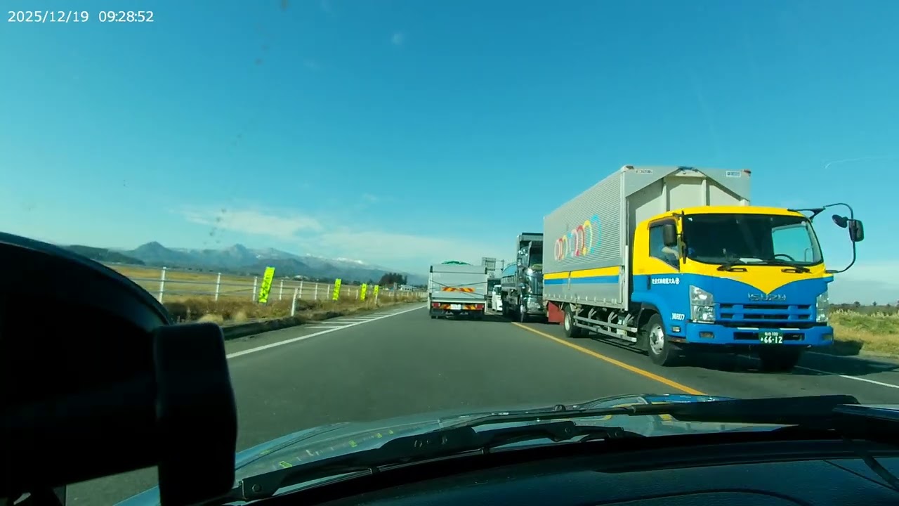 2025 12　宮城県松島町県道9号線～大郷町～大和町県道3号線　L880K　コペン　無音