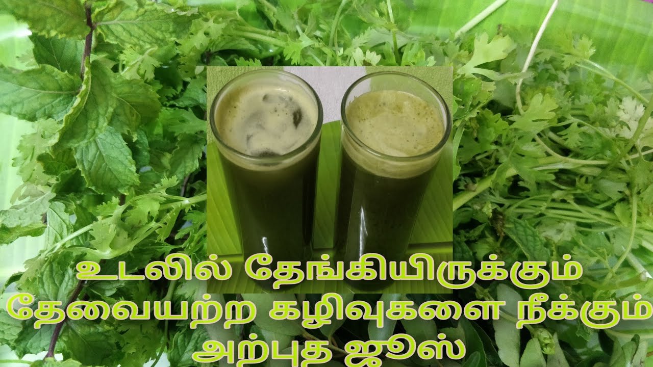 Mint Coriander Juice| Cleansing The Liver | Weight Loss Drink
