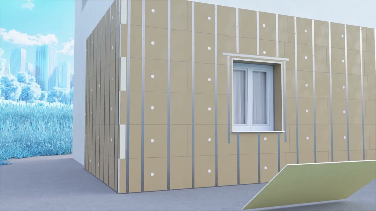 Posa sistema WallEvo per FACCIATE A SECCO con isolamento continuo