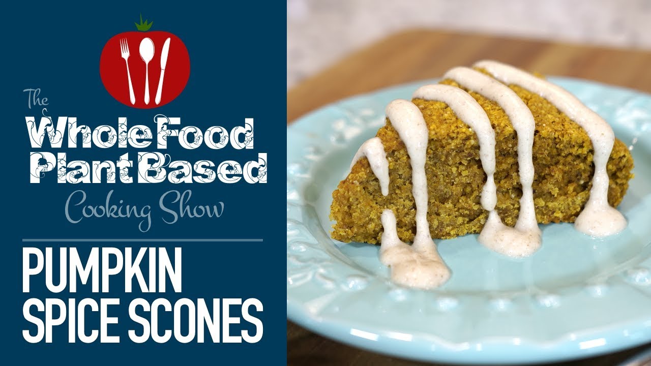 Plant Based Vegan Pumpkin Spice Scones (Gluten Free)