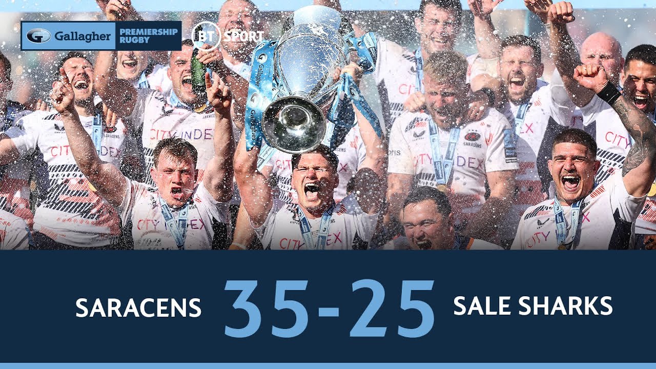 Saracens 35-25 Sale Sharks  | Sarries seal a sixth title! | Gallagher Premiership Final Highlights