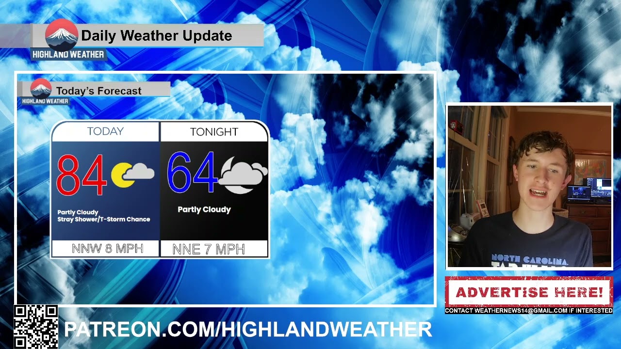 Highland Weather Morning Update - August 12, 2024