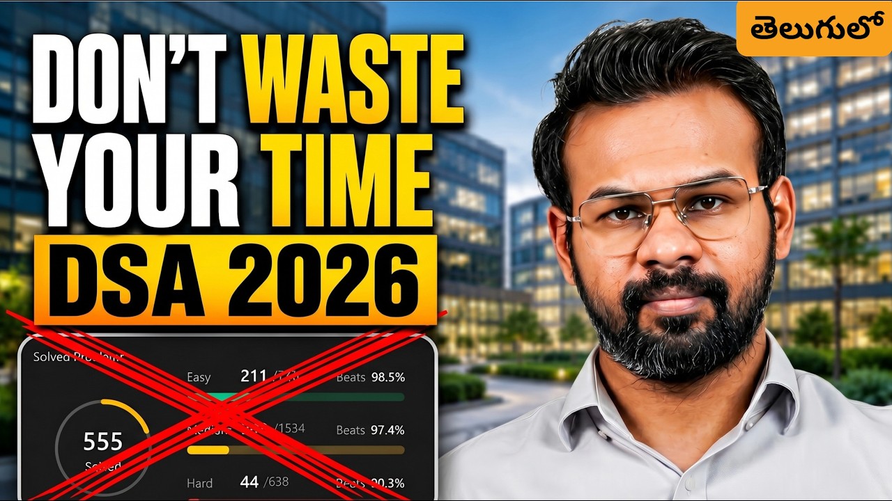 DONT LEARN DSA in 2026 BEFORE WATCHING THIS