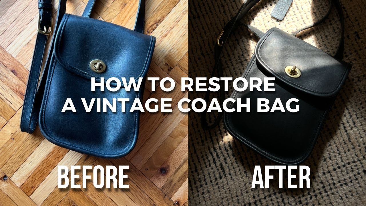 Реставрация винтажной сумки Coach: из комиссионного магазина