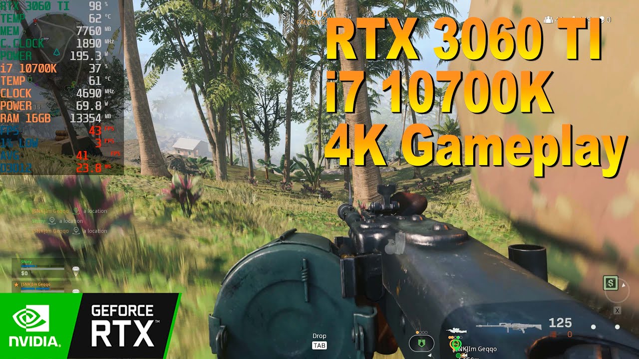 COD Warzone Pacific - 4K ULTRA Gameplay | RTX 3060 Ti + i7 10700K