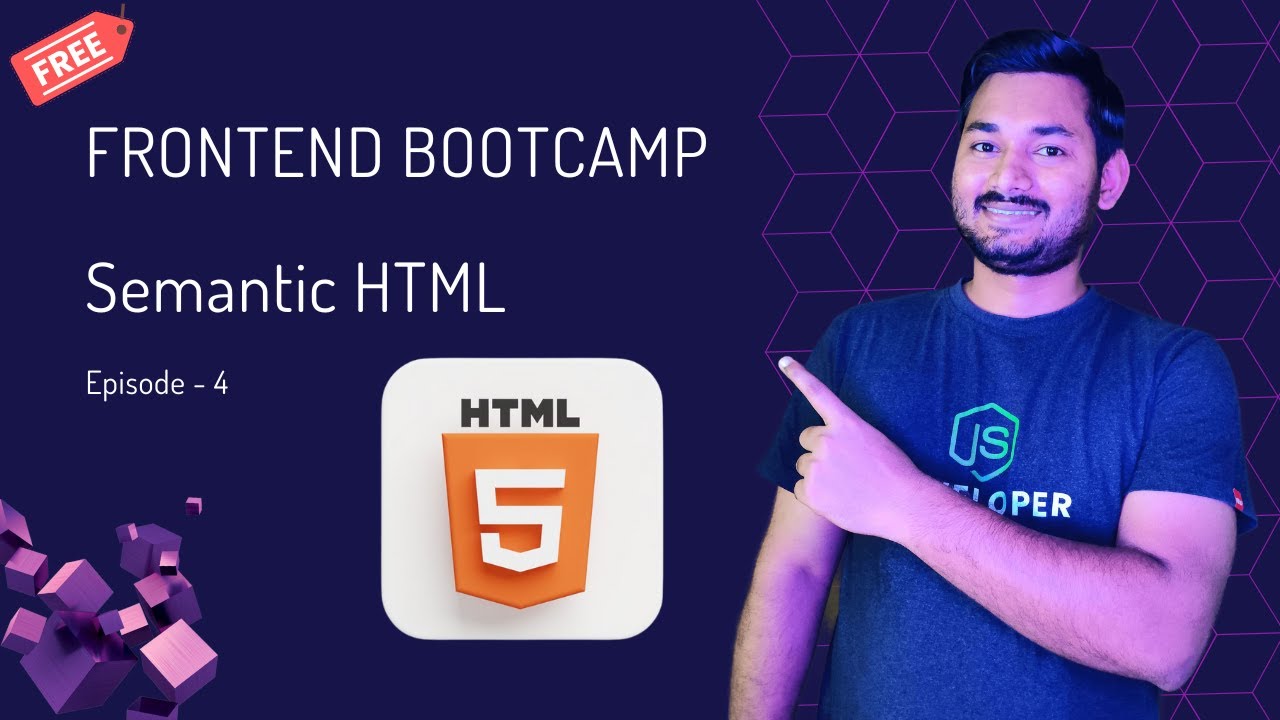 Semantic Tags Explained | Frontend Bootcamp Hindi | Ep.04