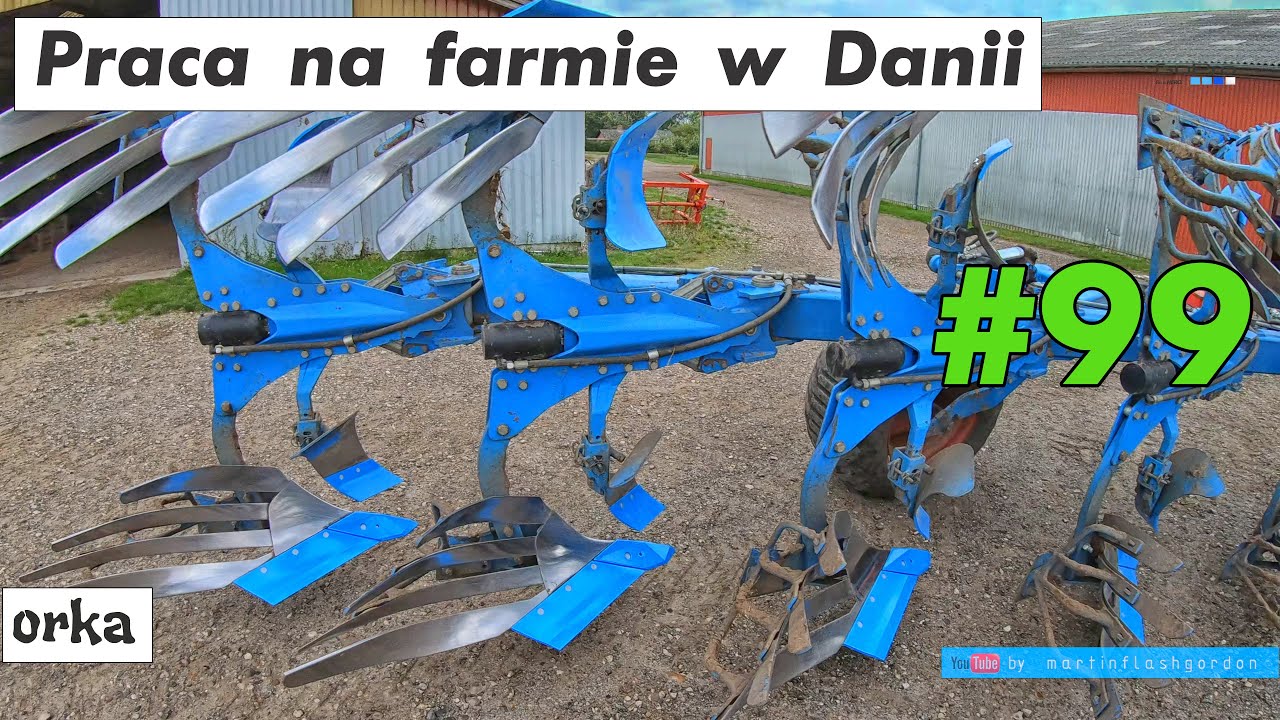 Praca na farmie w Danii #99 | Work on the farm in Denmark #99 how to plow