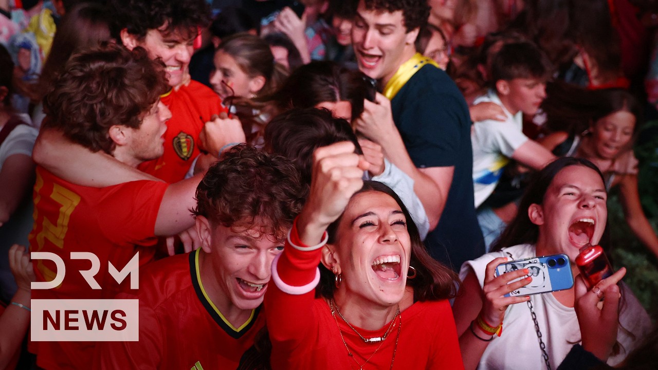 Belgium Defeat Senegal! Fans Erupt in Brussels After FIFA World Cup 2026 Round of 32 Victory | AD15