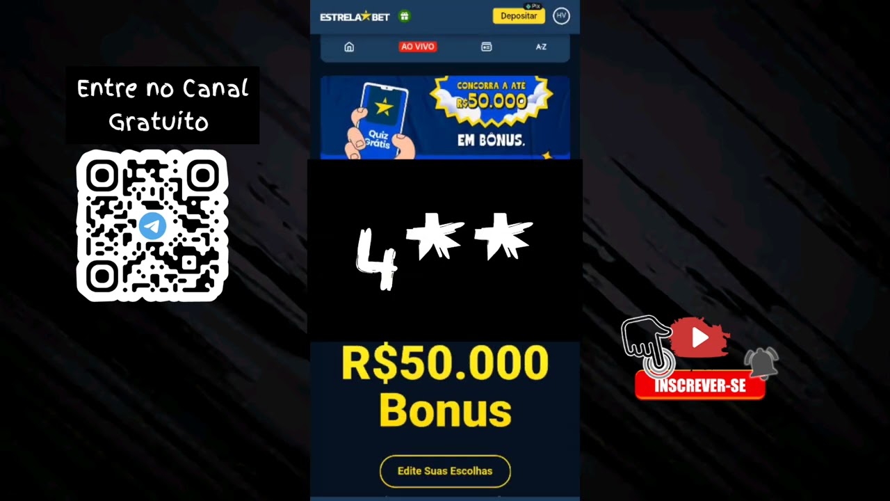 QUIZ GR&Aacute;TIS NA ESTRELA BET ⭐️🤑💰 | GANHE AT&Eacute; R$50.000 EM FREEBET 🚀🆓️