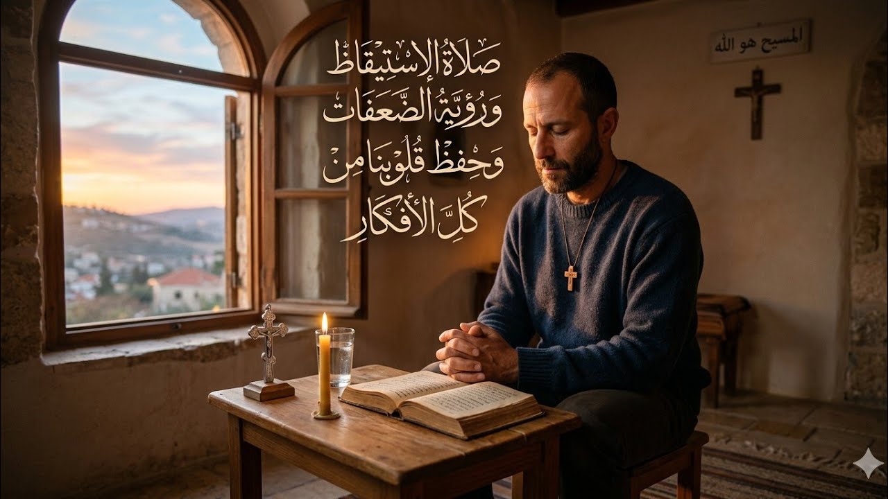 صلاة الإستيقاظ ورؤية الضعفات وحفظ قلوبنا من كل الأفكار.