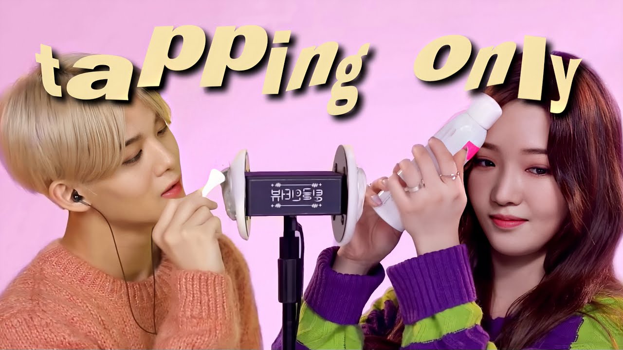 kpop idols doing tapping asmr