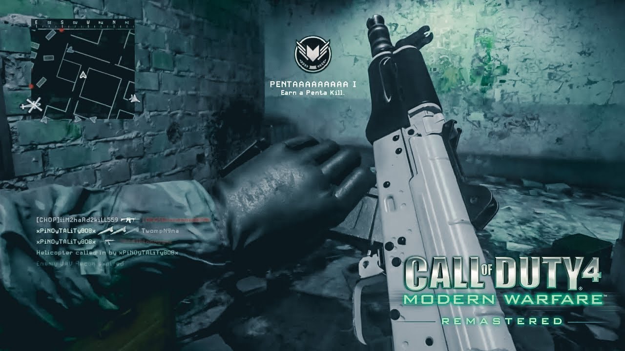 Call of Duty Modern Warfare Remastered: Hardcore Team Deathmatch Gameplay (No Commentary)