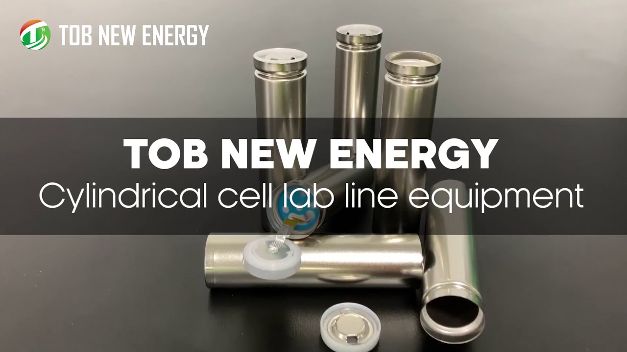 Lithium-ion Cylindrical Cell Laboratory Line Equipment from TOB New Energy