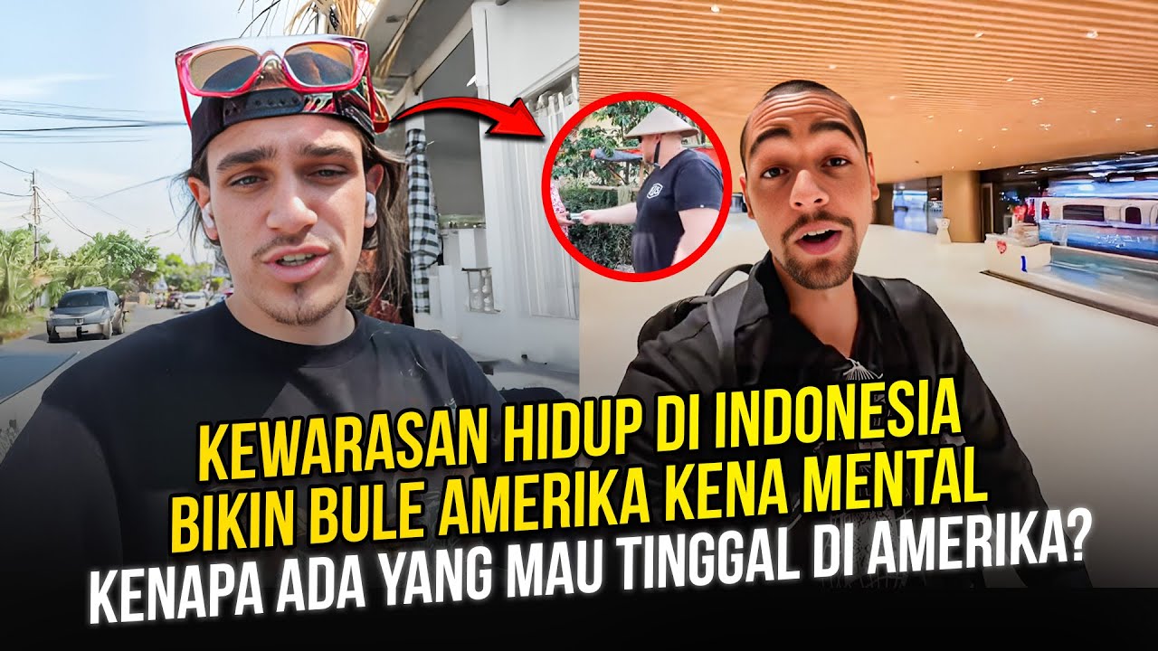 Hidup di Indonesia Bikin Bule AS Gemetar! Akui Indonesia Lebih Masuk Akal untuk Hidup dibanding AS