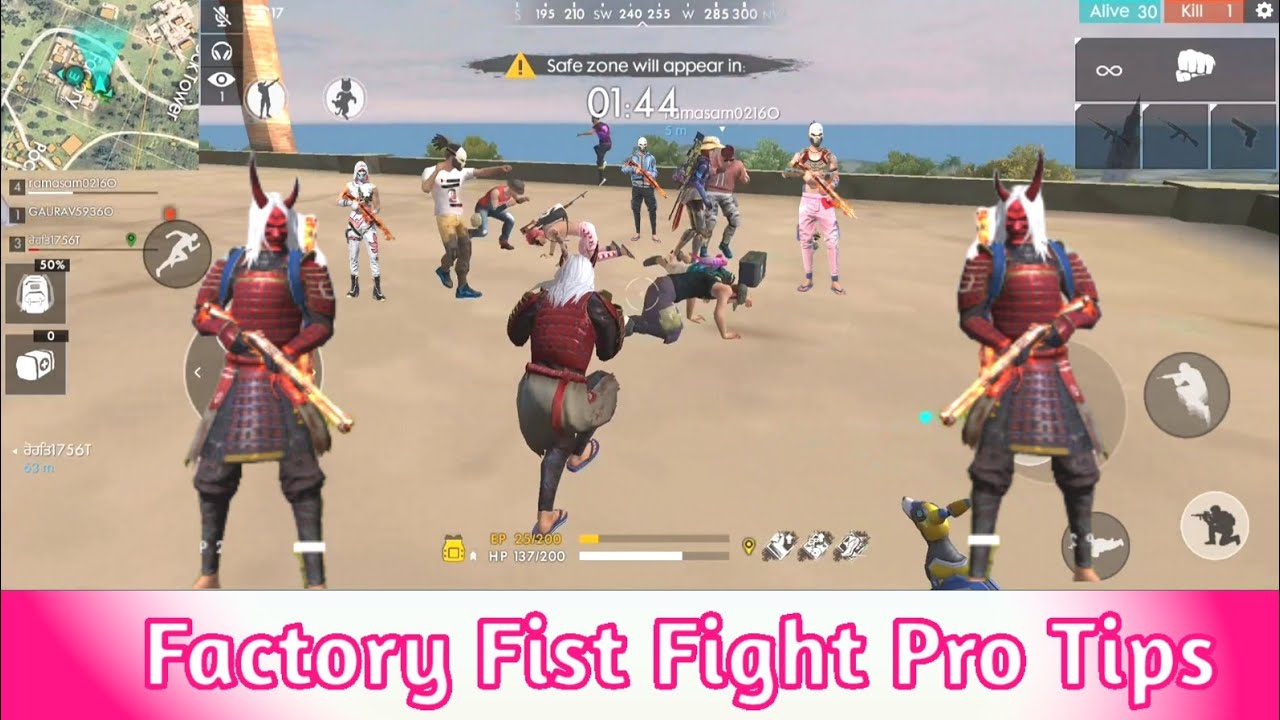 Free Fire Fist Fight - Factory Ke Upar Custom Room | #FreeFire Pro Player Tips & Trick