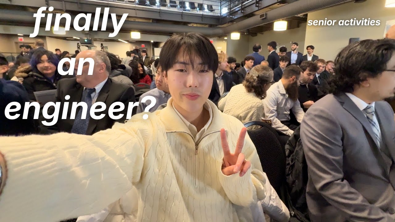 day in my life | waterloo computer engineer ring ceremony, grad pics, capstone project