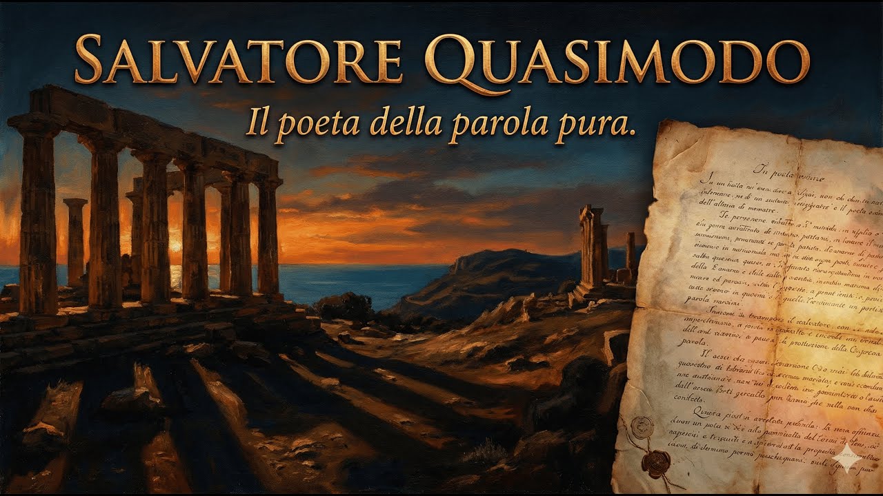 Salvatore Quasimodo: Dall'Ermetismo all'impegno civile. (Maturità 2026)
