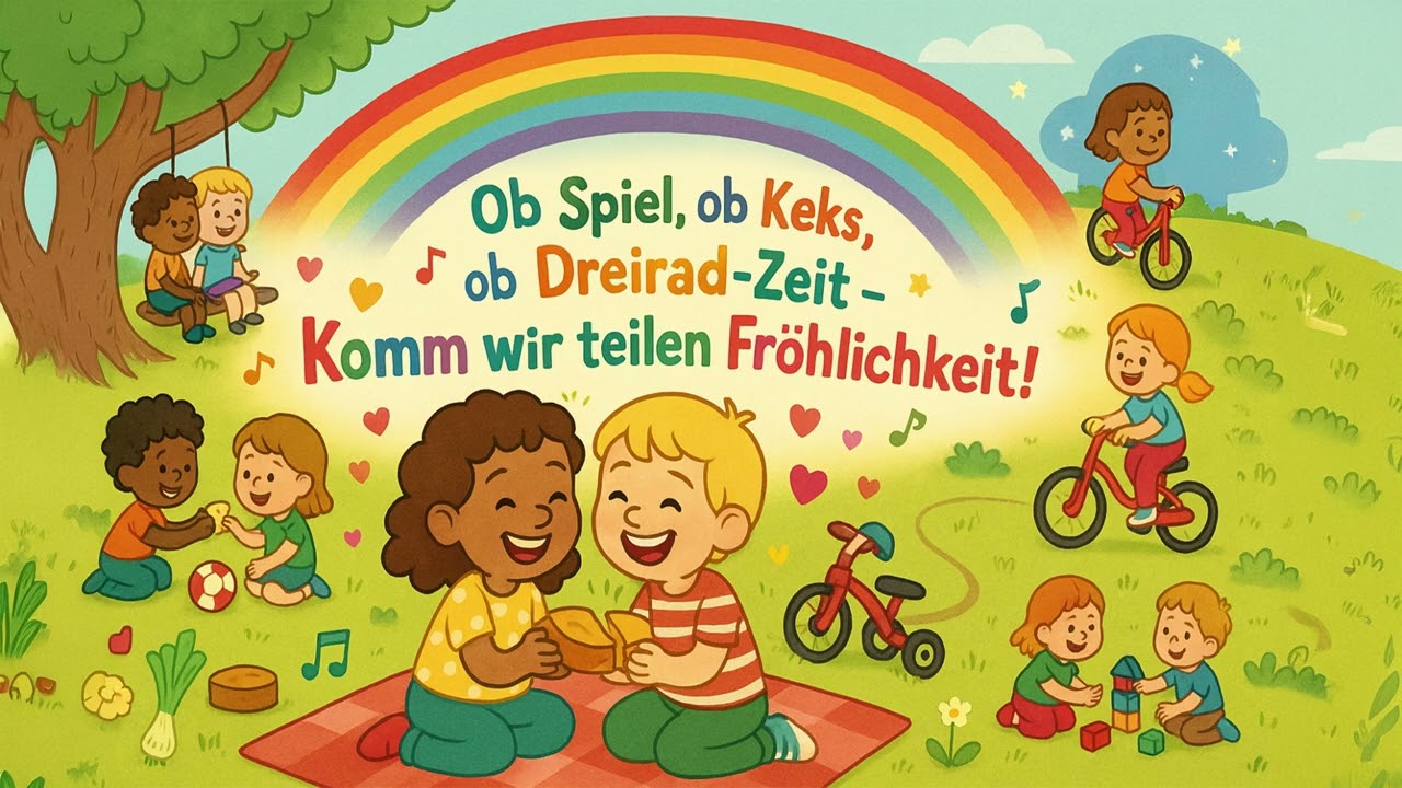 Komm wir teilen! 🌞🎶 | Reggae Kinderlied über Freundschaft & Miteinander | Lieder-Zwerg