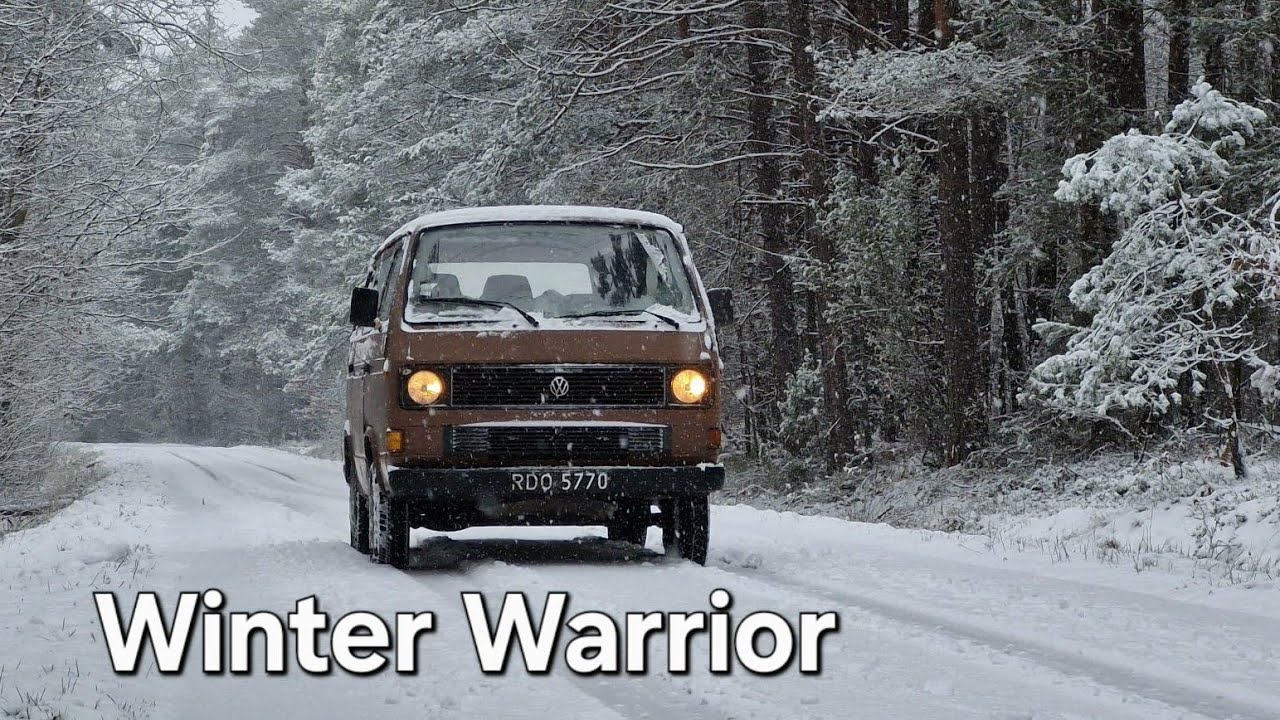 Polish winter trip - Volkswagen Transporter T3 1.6 diesel 