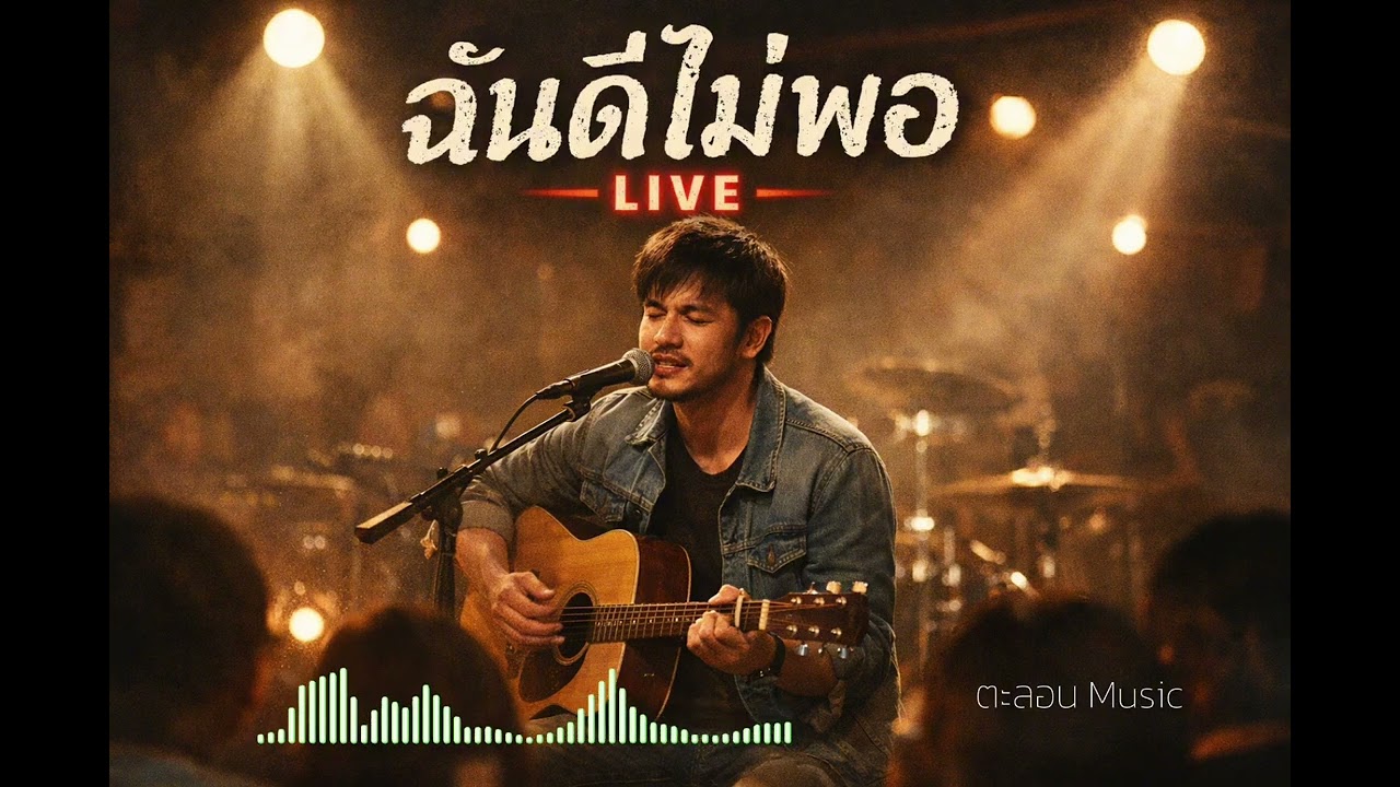 ฉันดีไม่พอ (LIVE) | เพลงกำลังใจจากคนธรรมดา #เพลงใหม่ #ตะลอนmusic 