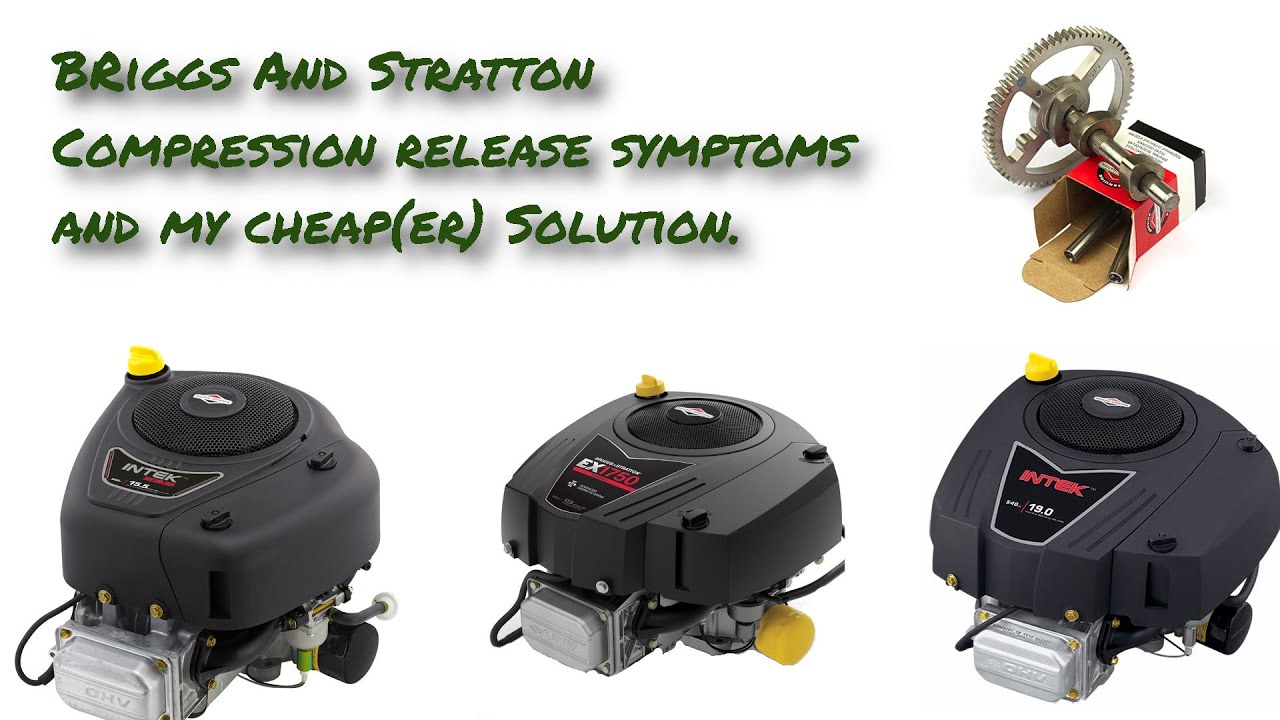 Briggs Intek 14-19hp Broken Compression Release, Symptoms, Where to Find, and How to Fix.