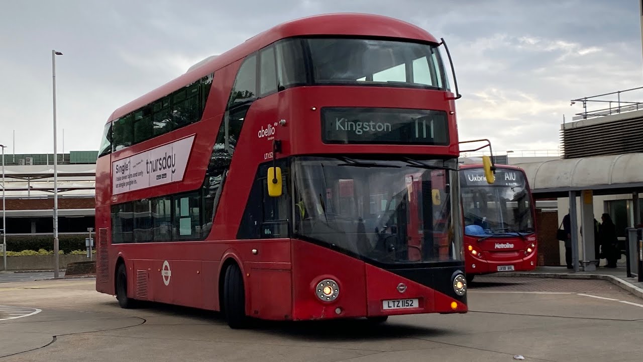 Floored along the A4 | Abellio London Route 111 | Wrightbus New Routemaster Euro 5 (LT152, LTZ1152)