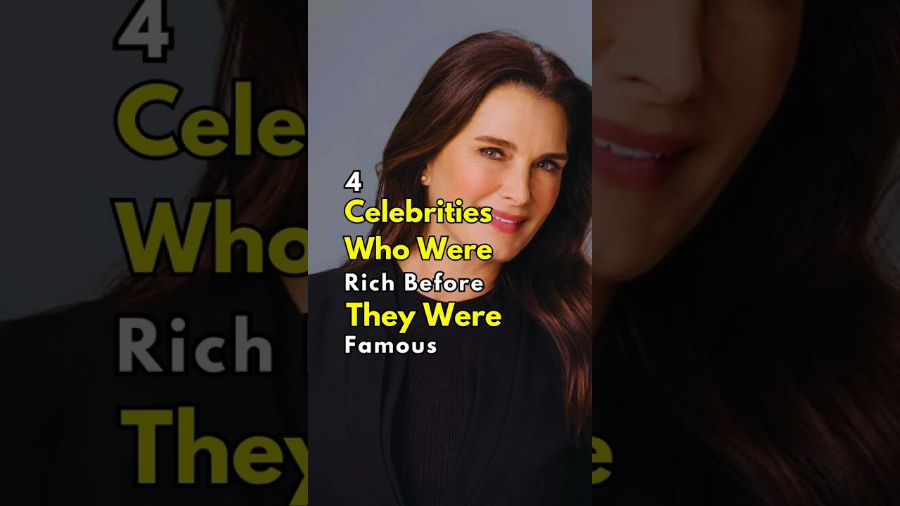 Celebrities Who Were Rich Before They Were Famous 💸 #hollywoodbuzz #top10facts