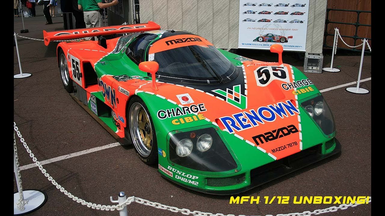 Model Factory Hiro 1/12 Mazda 787B unboxing.