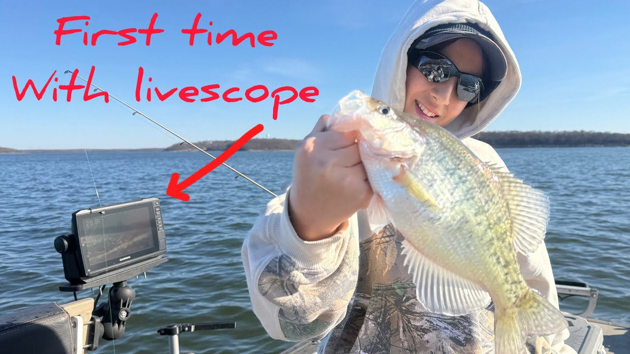 My daughter out fished me using livescope