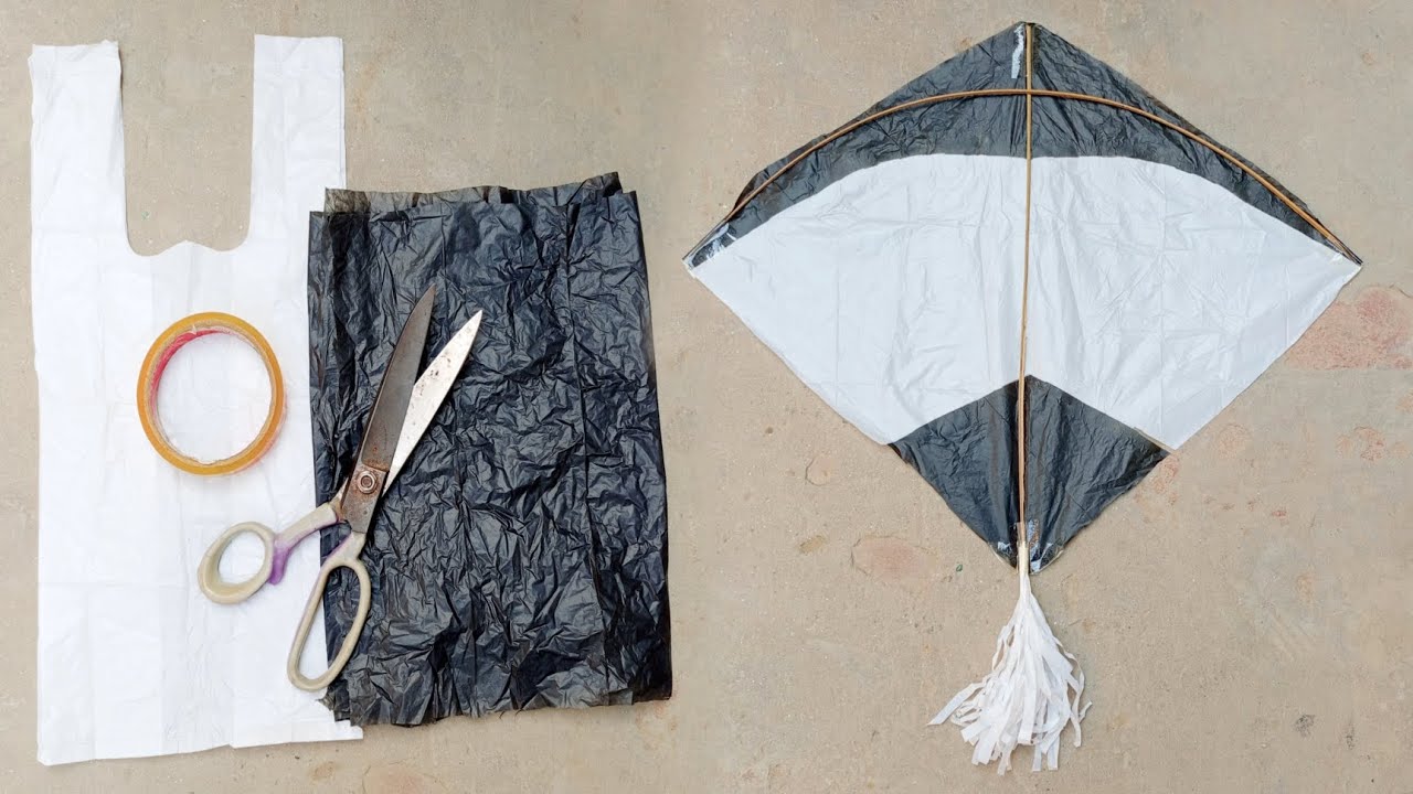Pari kite making with new trick and subscribe kite making 
