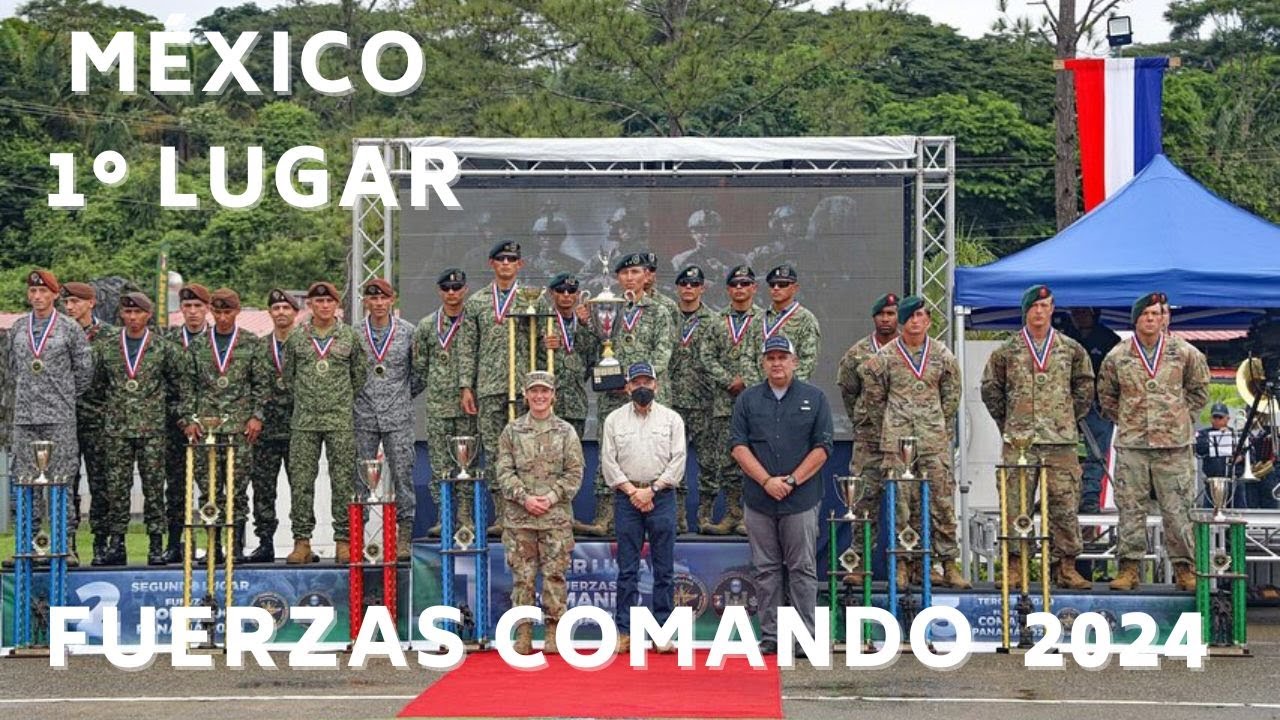 M&eacute;xico 1er Lugar, Premiaci&oacute;n Fuerzas Comando 2024