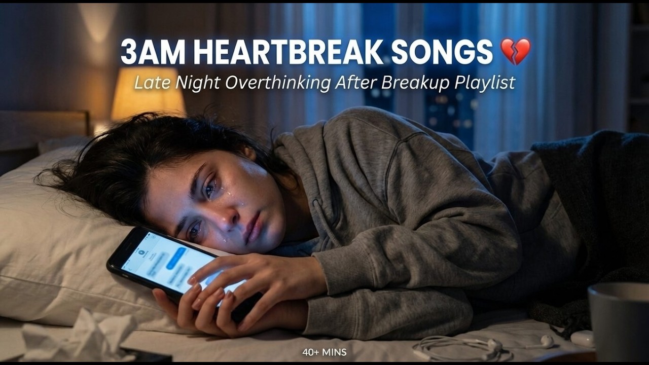 3AM Heartbreak Songs 💔 Late Night Overthinking After Breakup Playlist | Sad English Songs 2025