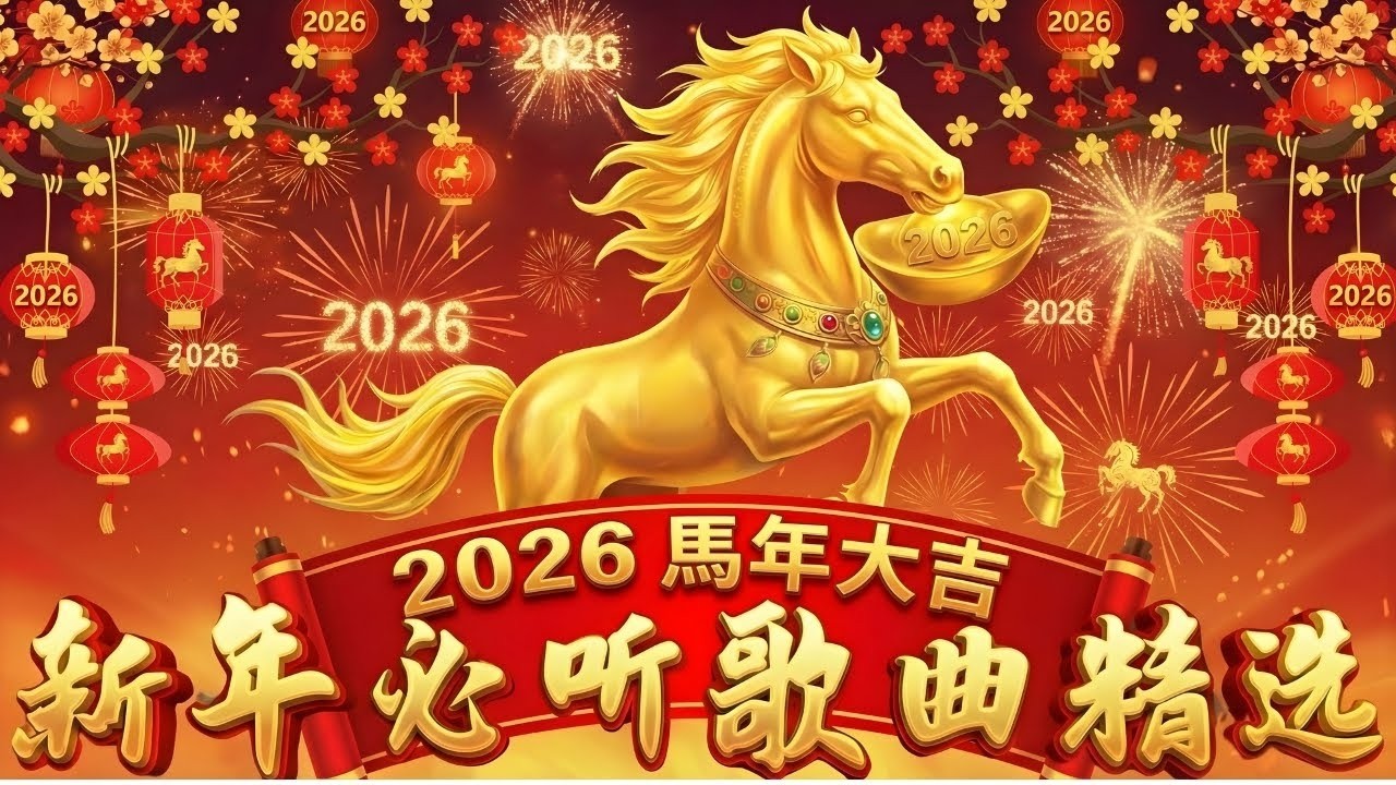 2026 新年歌 恭喜发财 萬事如意🧧【CNY】新年群星传统贺岁专辑🏆No.1《傳統》🏮賀歲金曲🍊新年歌大合集 年年少不了