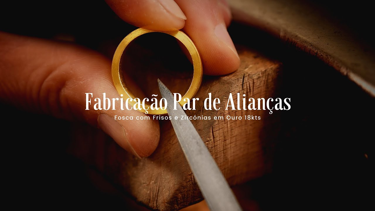 Fabricação Alianças Em Ouro!