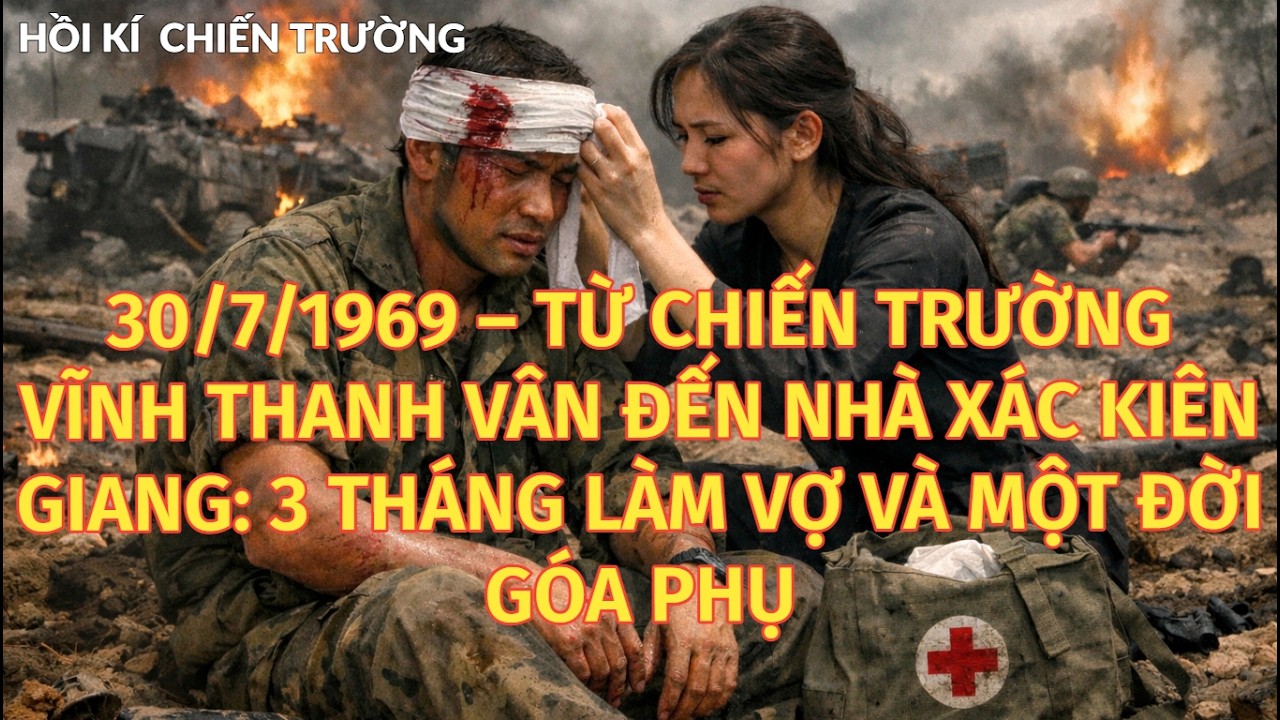 30/7/1969 – TỪ CHIẾN TRƯỜNG VĨNH THANH VÂN ĐẾN NHÀ XÁC KIÊN GIANG: 3 THÁNG LÀM VỢ VÀ MỘT ĐỜI GÓA PHỤ