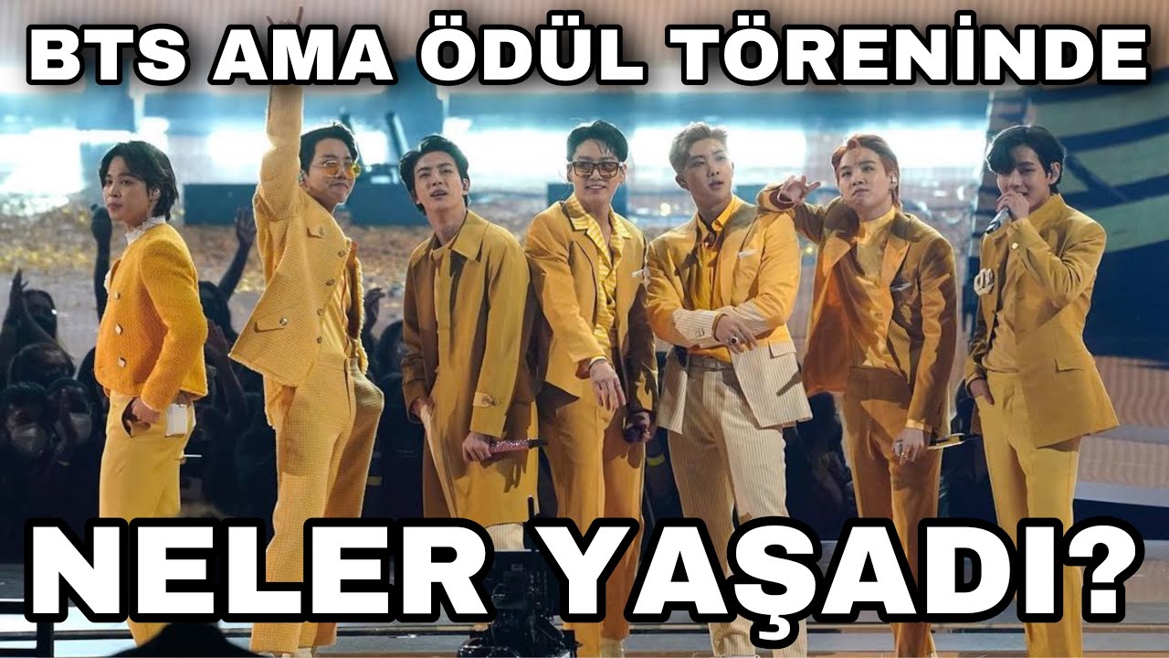 BTS AMA’da neler yaşadı?Kaçıranlar üzülmesin, ayrıntılı anlattım.