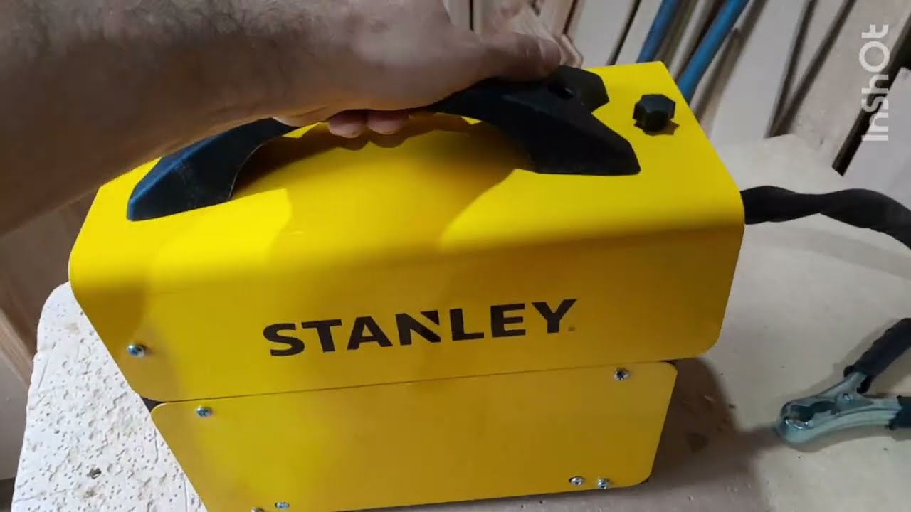 Soldadora stanley mig 100 flux - desempaquetado - colocar alambre y mascara