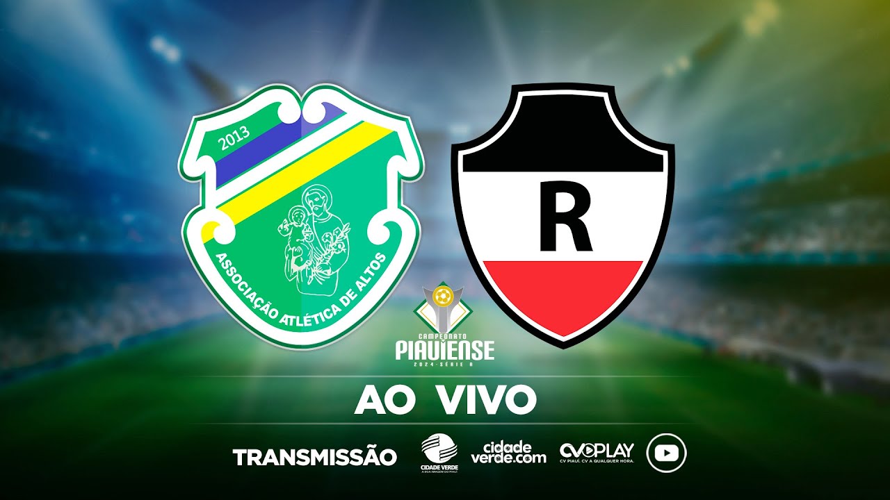 Altos x River - AO VIVO - Piauiense 2024 - 2ª rodada