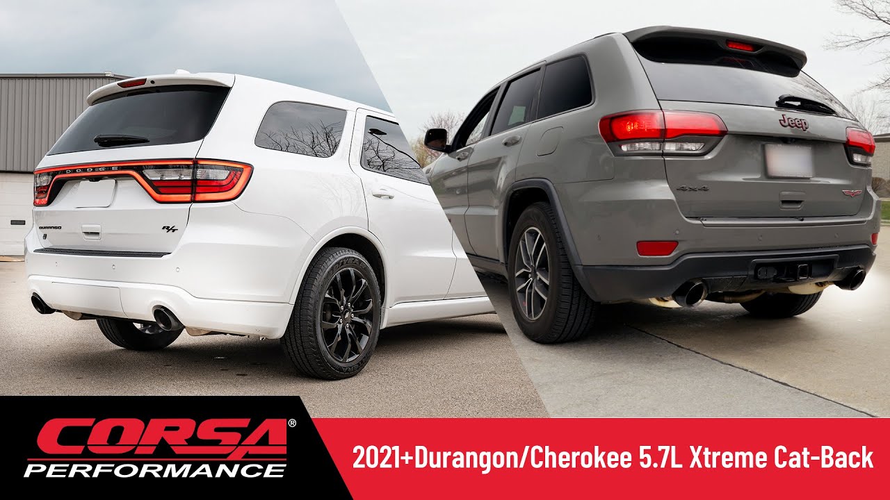 CORSA Performance Xtreme Now Available for 2011-2023 Dodge Durango and Jeep Grand Cherokee 5.7L V8