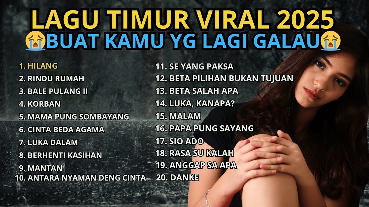 DJ TIKTOK TERBARU 2025 - Lagu Timur Viral 2025 - Lagu Galau Lagu Sedih