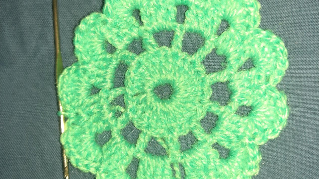 Crochet easy pattern for beginners 🧶 #क्रोशिया से बनाए बिल्कुल आसान पेटन 