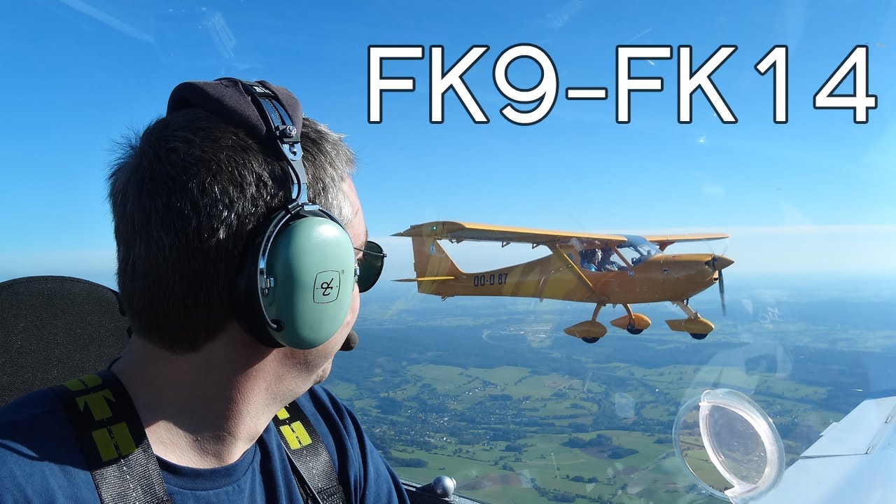 FK9 - FK14 Polaris:  Vol en formation Baisy-Thy / Bullingen