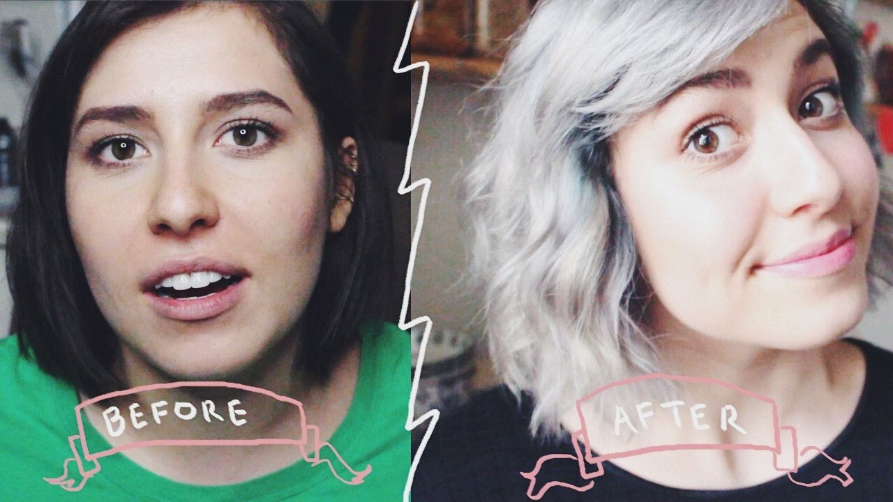Dark to Silver Hair | DIY Step by Step