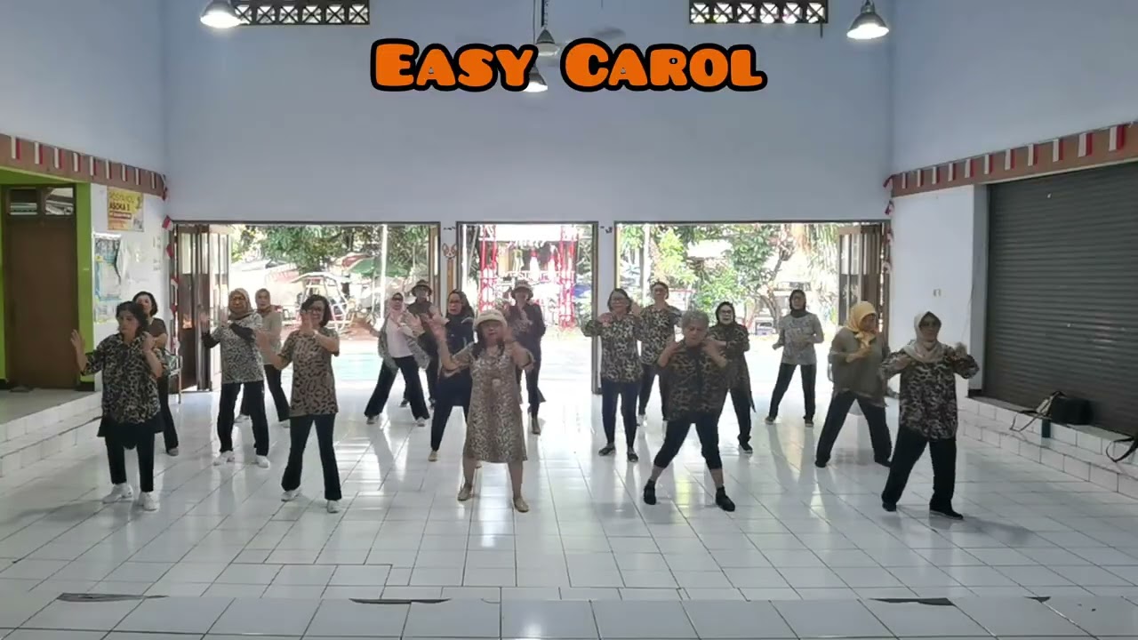 Easy Carol || Linedance || Choreo : Yuli I, Katarina S (All INA) || Retno's Class LD : Ceria LD