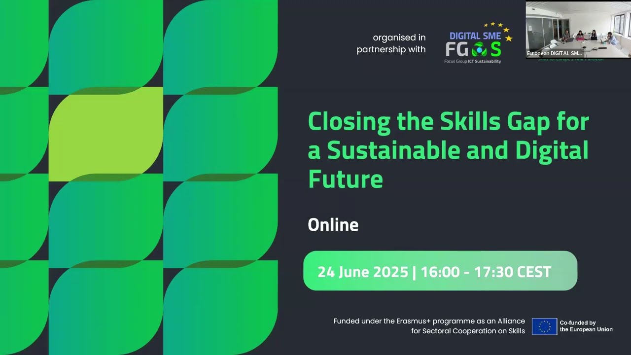 Closing the skills gap for a sustainable and digital future