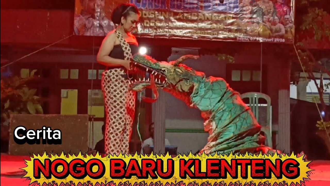 NOGO BARU KLENTENG LUDRUK BUDHI WIJAYA LIVE SEDEKAH BUMI DESA LAMBANGAN WONOAYU SIDOARJO.